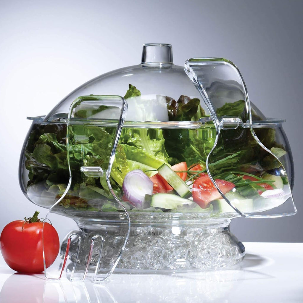 Ice-chilled Acrylic Salad Bowl Hire